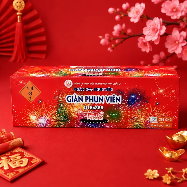 Giàn Phun Viên D16x368 Z121 (Loại 368 ống)